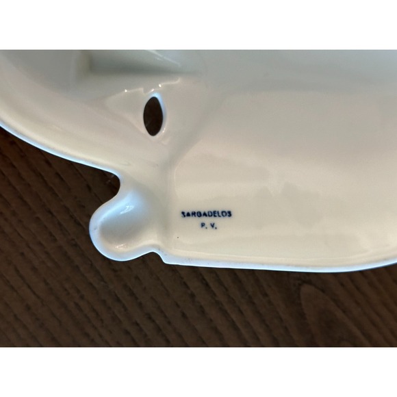 Sargadelos Porcelain Cigarrón Mask / Wall / Table decor Spain Defensive Mask 8" - Picture 7 of 8